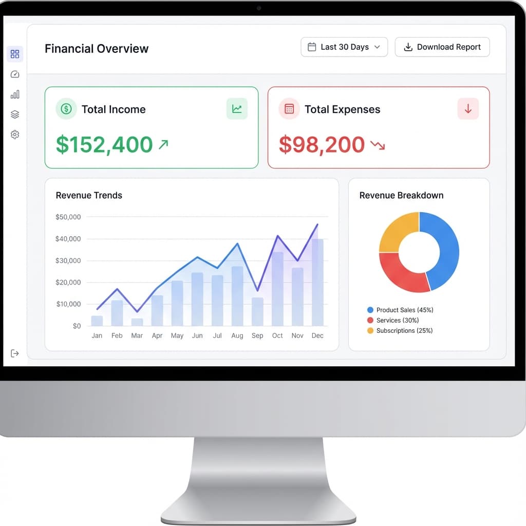 Reports - Financial insights and analytics